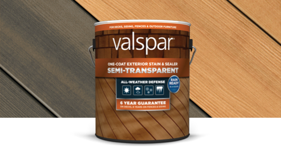 Valspar semi-transparent